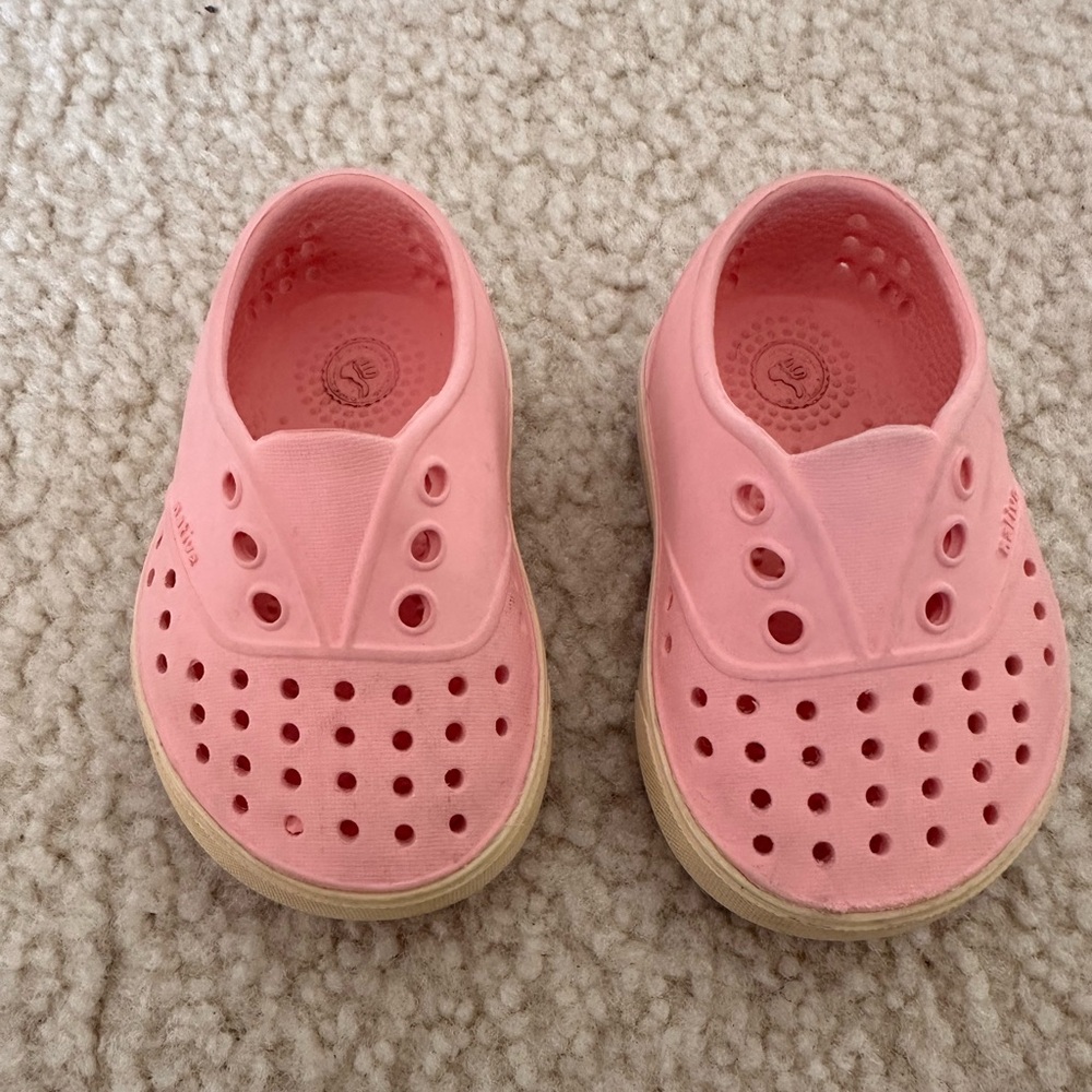 Pink Native Shoes Toddler size C4
